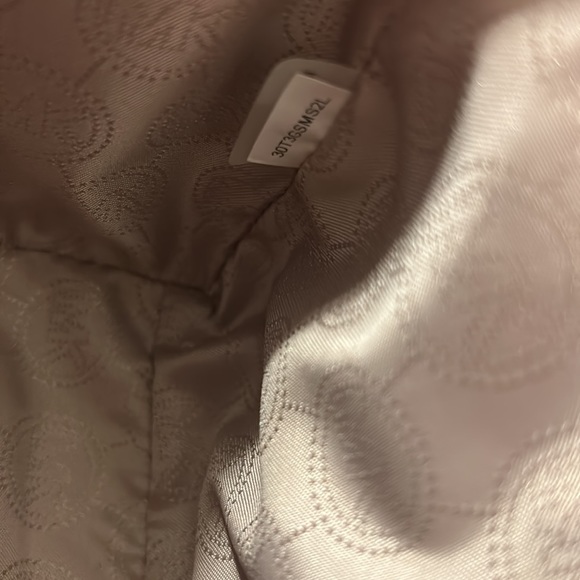 Michael Kors Red Studded Leather Selma Crossbody Satchel Purse - Picture 14 of 16